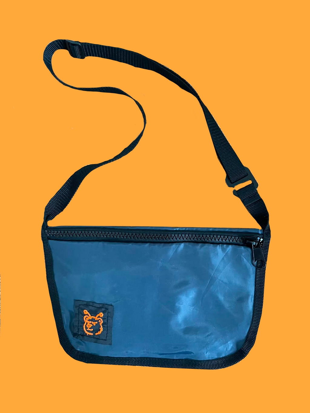 Orange Accent Cross-body-bag