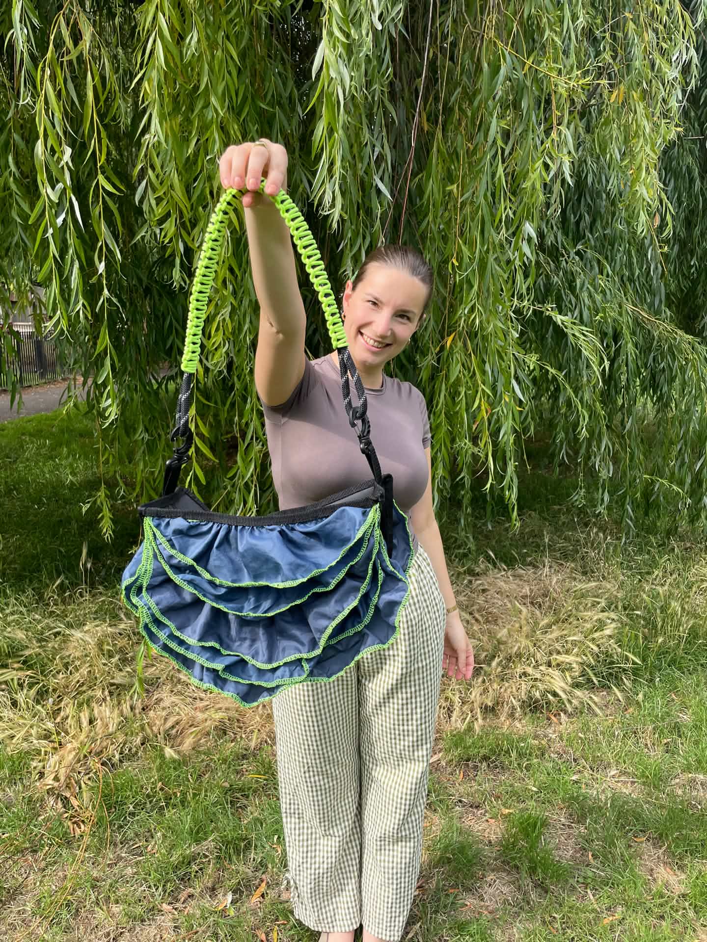 Bug Bear One-of-a-Kind Ruffle Bag