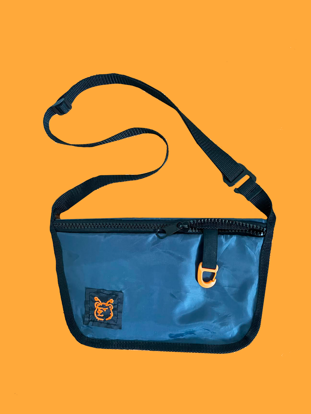 Orange Accent Cross-body-bag