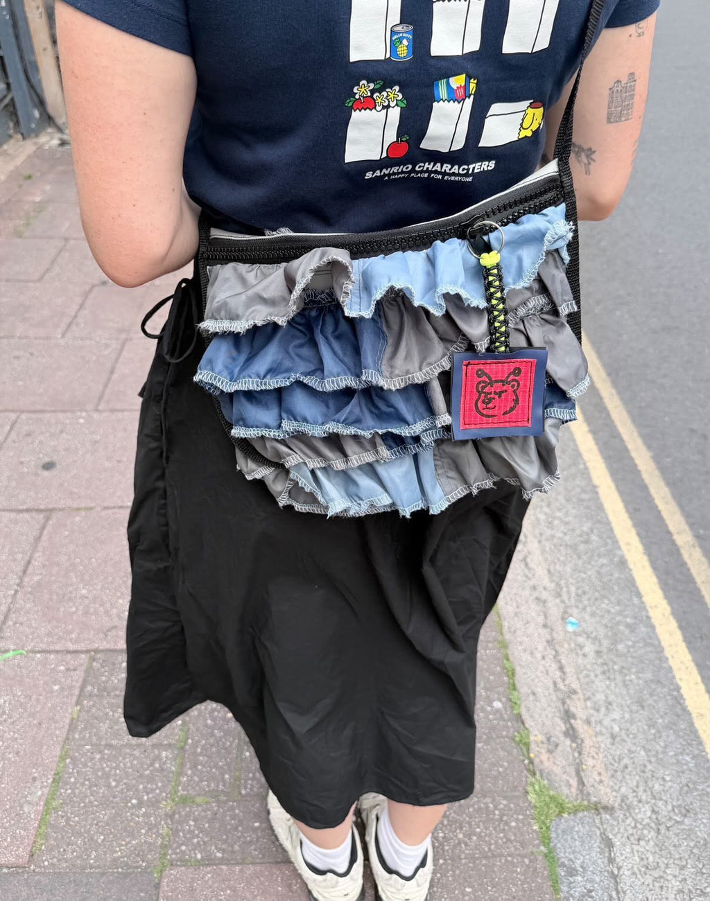 Ruffle Tent Cross Body