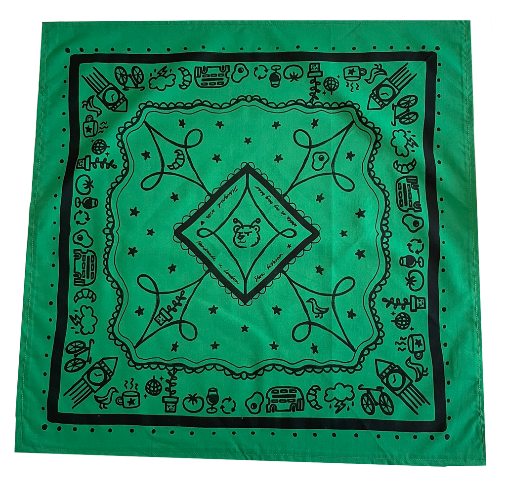 Forest Green London Bandana