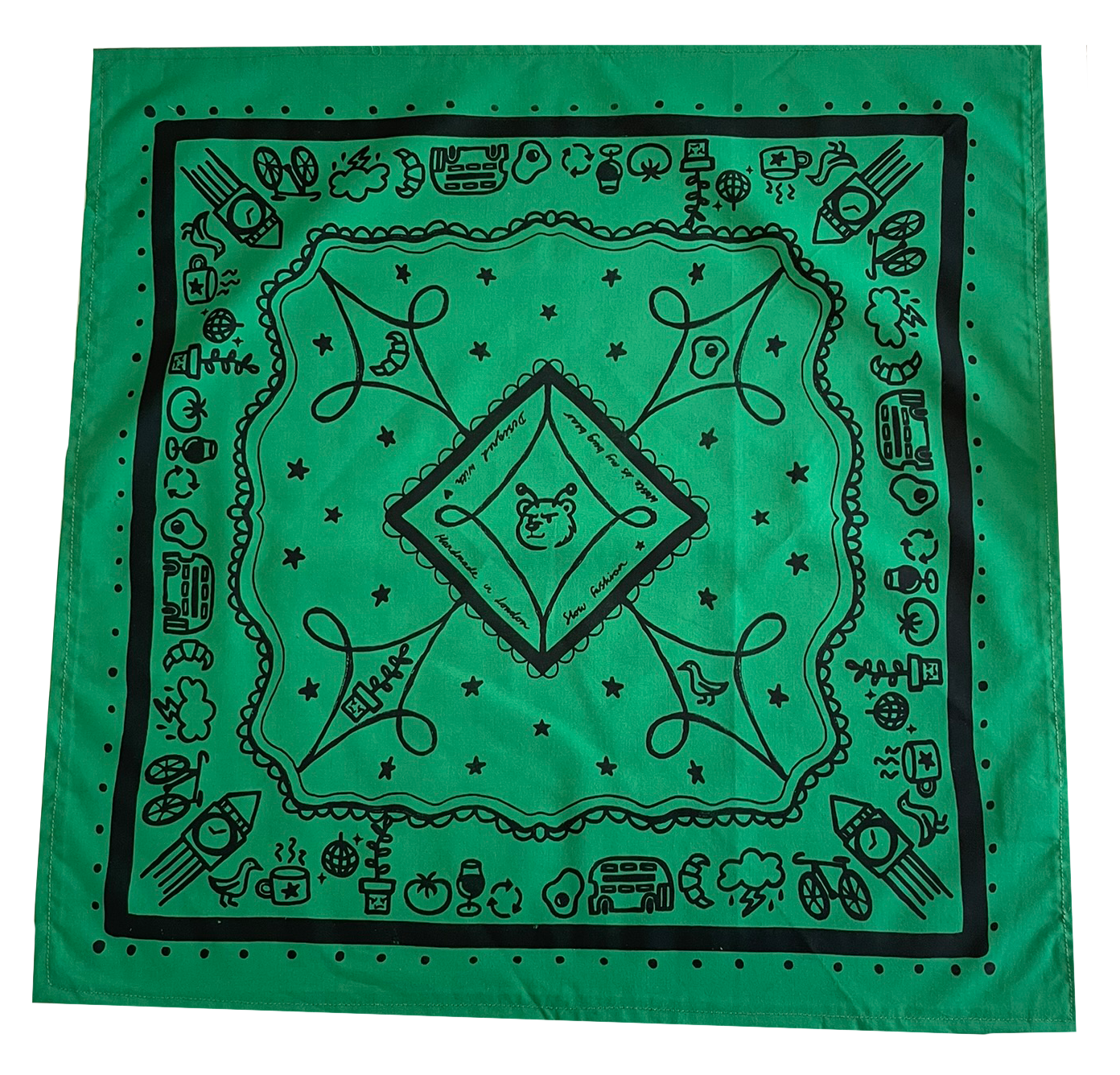 Forest Green London Bandana