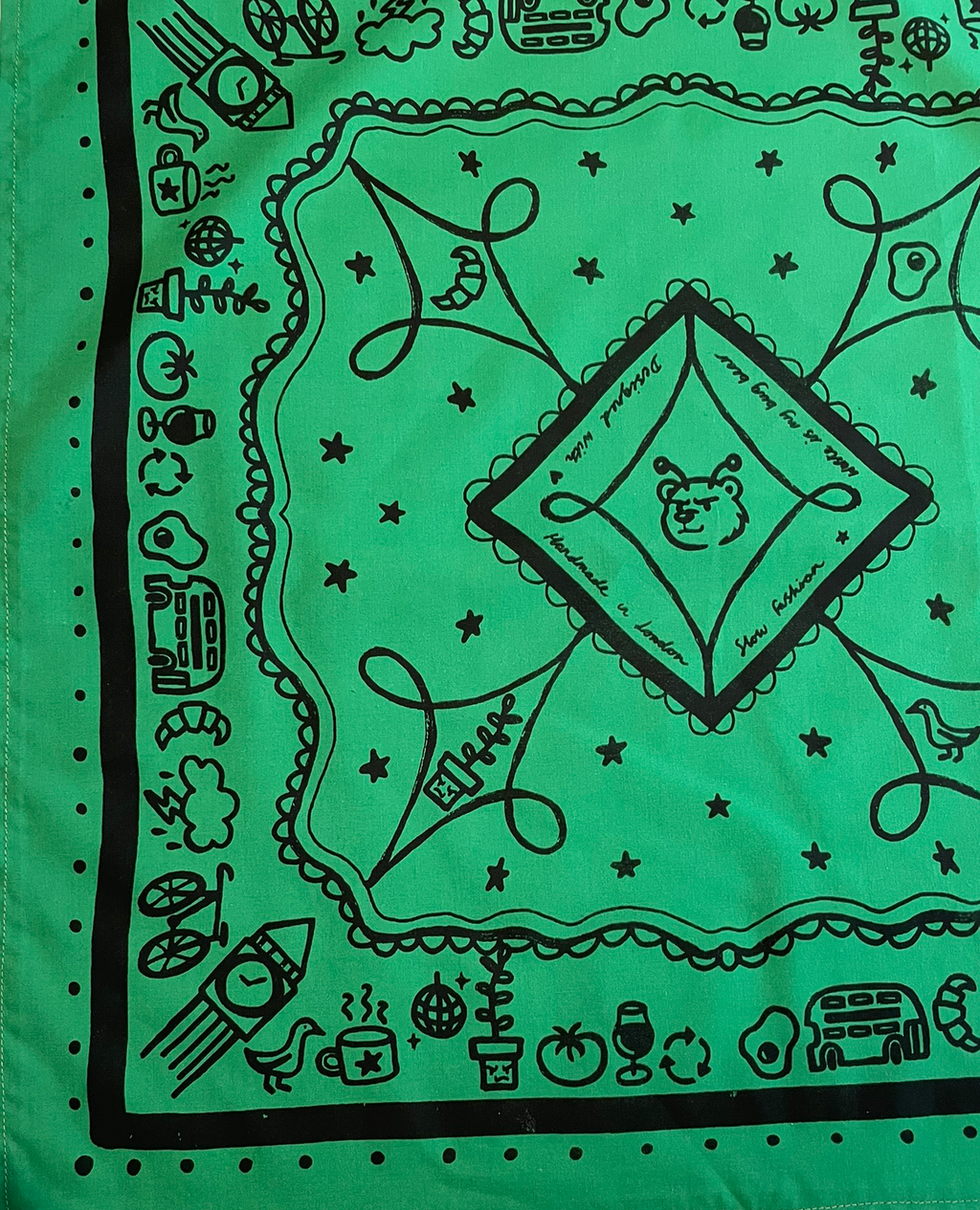 Forest Green London Bandana