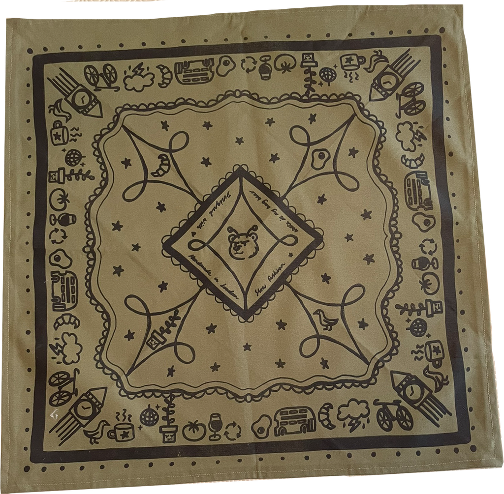 Khaki London Bandana