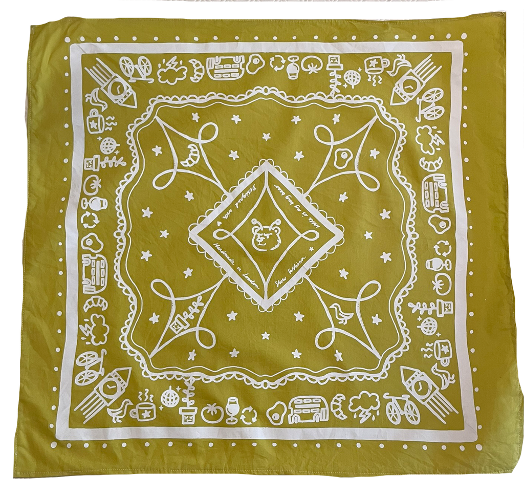 Lime Green Bandana