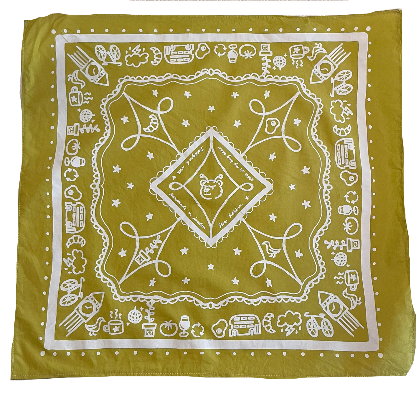 Lime Green Bandana