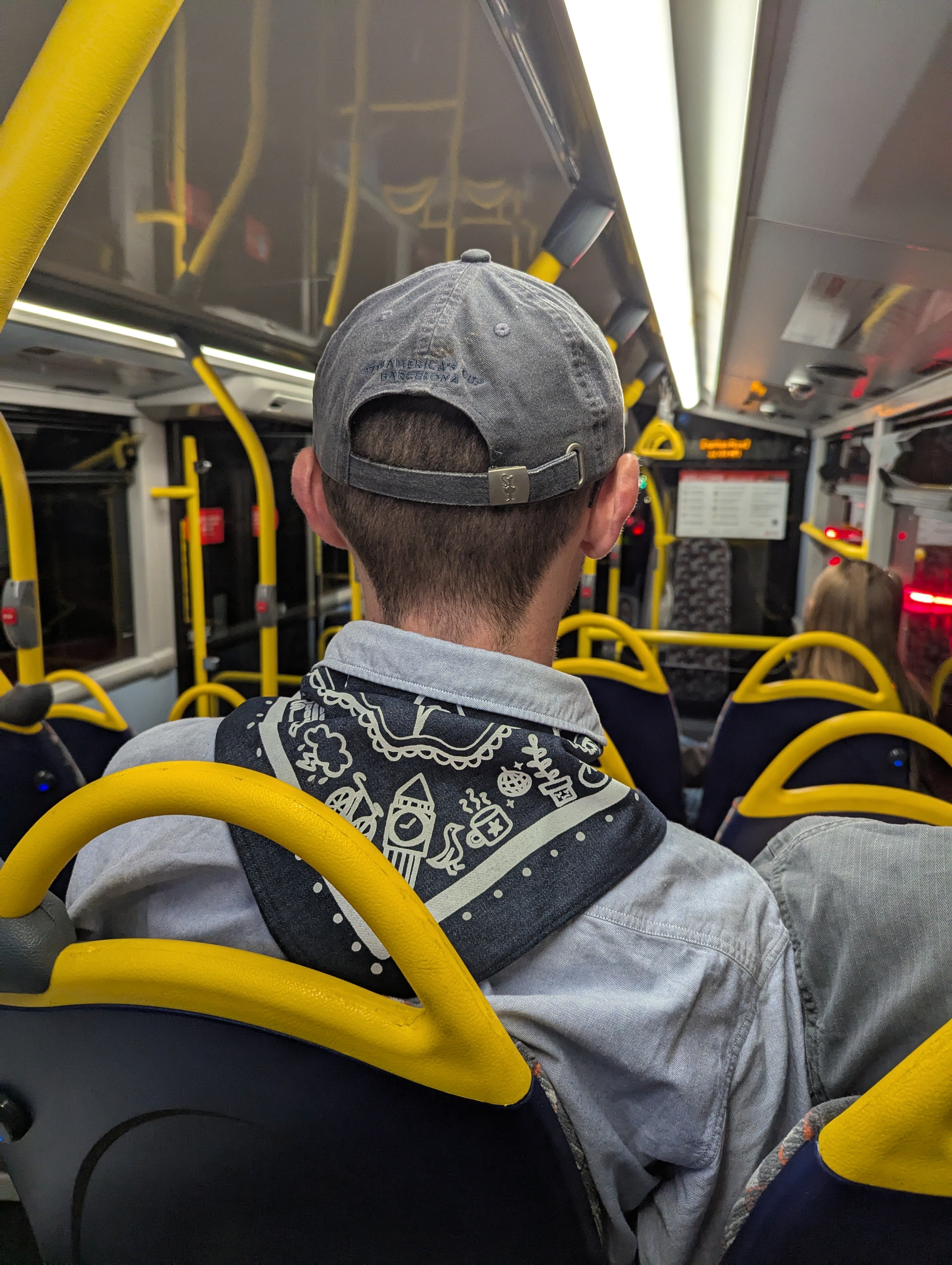 White & Black London Bandana