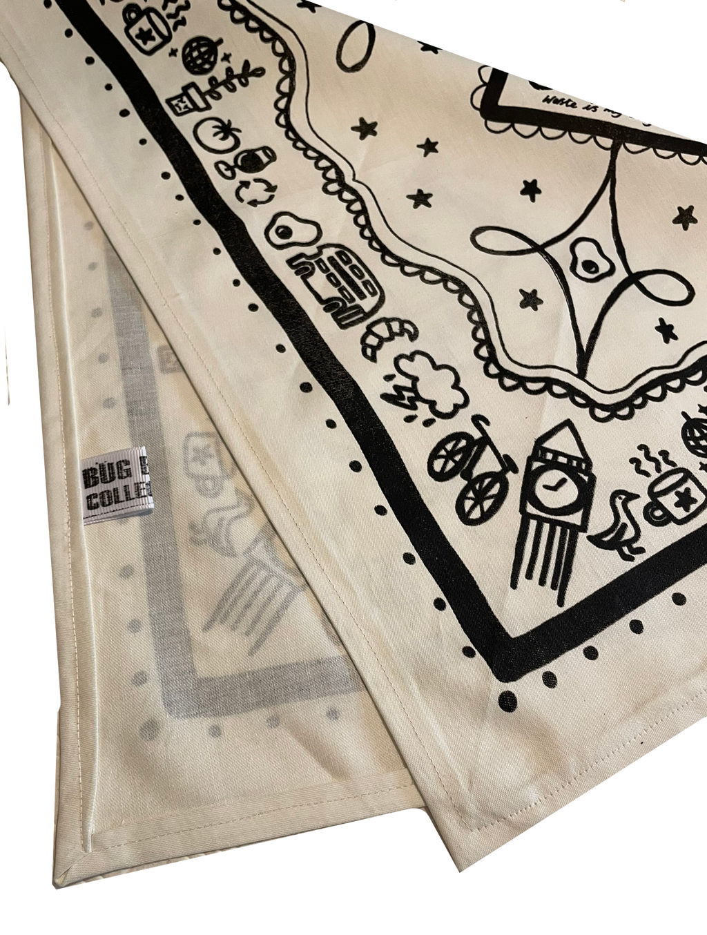 White & Black London Bandana