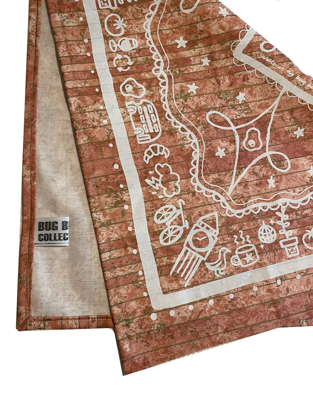 Coral Stripe London Bandana