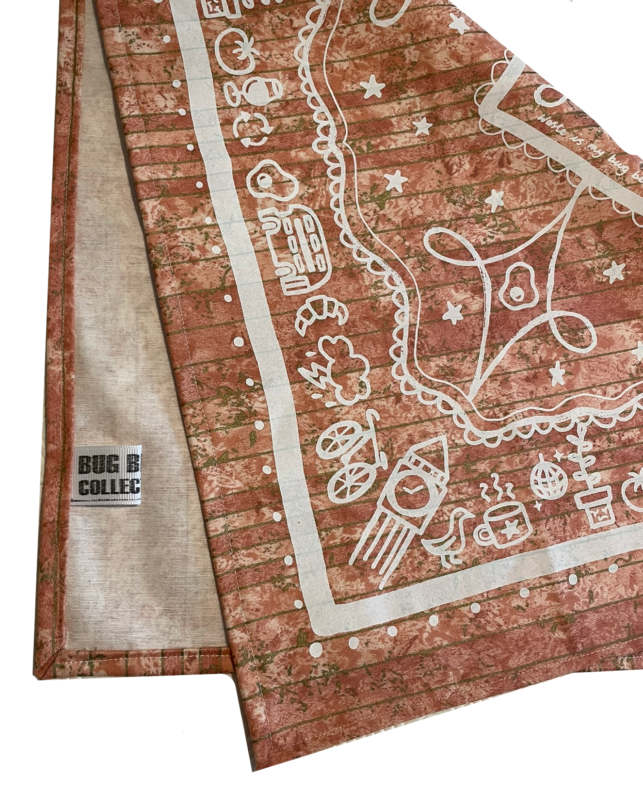 Coral Stripe London Bandana