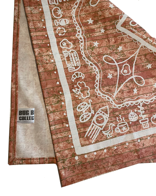 Coral Stripe London Bandana